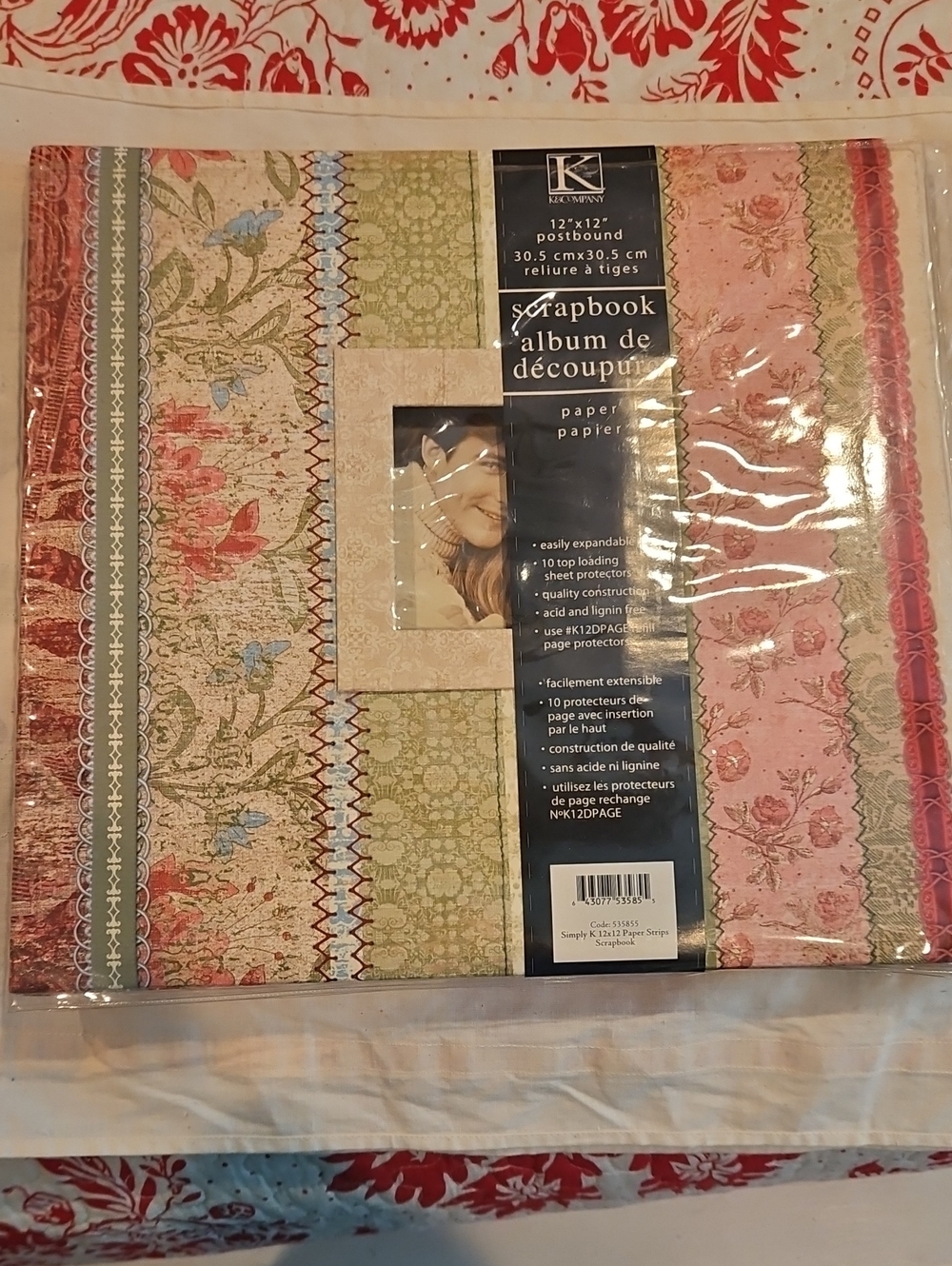 Pink and Green Floral 12x12 Scrapbook Album Brand New